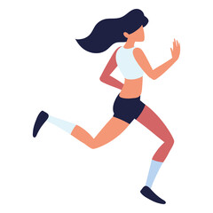 runner woman character