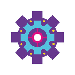 gear cogwheel setting