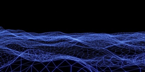 laser light mesh neon light texture background 3d illustration