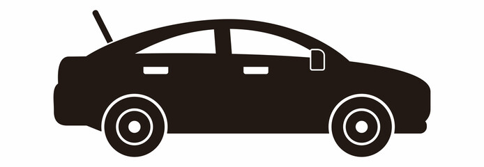 car icon, car vector, private car icon vector sign symbol of transportations