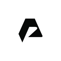 ap latter vector logo abstrack