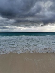 Relaxing views on the beach in the afternoon.