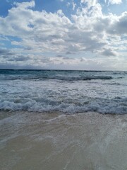 Relaxing views on the beach.