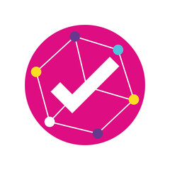 checkmark connection network