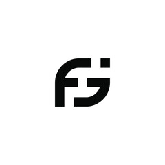 fd latter vector logo abstrack