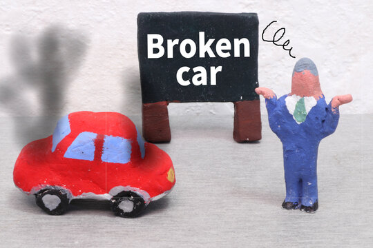 Broken car