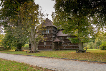 The Wooden Protestant Articular Church in Hronsek, Banska Bystrica, Slovakia. Unesco World Heritage Site.