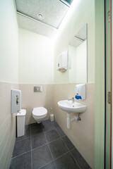 Naklejka na ściany i meble An public toilet