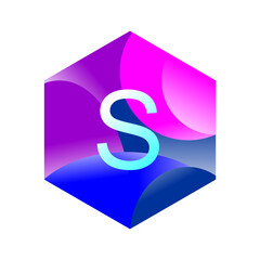 s logo colorful  mascot template