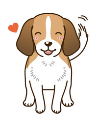 なつくビーグル（ハウンドカラー）