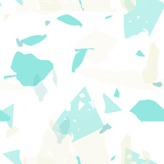 Terrazzo seamless pattern. Pastel  venetian