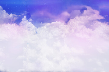 夜空に浮かぶ雲