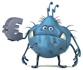 Fun germ - 3D Illustration