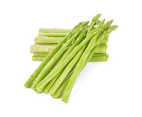 asparagus isolated on a white background.