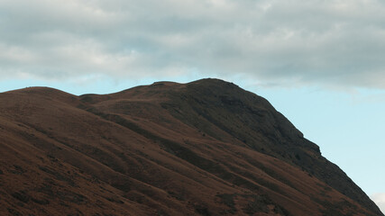 clouds over the mountains
