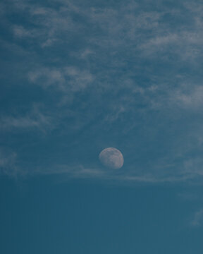 moon and clouds