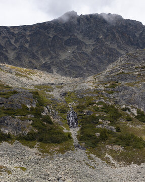 trail in the mountain