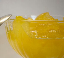 light, delicious pumpkin jam in a cream bowl