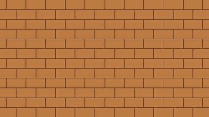 Fototapeta premium レンガテクスチャ ランニングボンド ブラウンワントーン