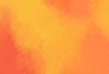 背景素材_水彩テクスチャ_オレンジ