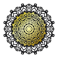 Vector round abstract circle. Luxury Mandala style. © sama
