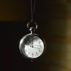 vintage pocket watch dial with arabic numerals