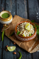Sabudana Khichdi, Indian food for fast