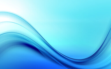 Blue abstract wave elegant background.