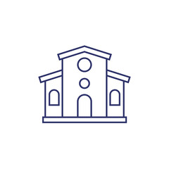 house, home vector line icon