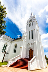 Exterior of the Dutch Reformed Church in Bredasdprp, Western Cape, South Africa