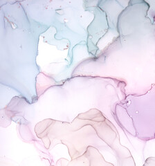 Alcohol Ink Texture. Art Hand Abstract Design.