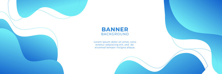 Modern abstract gradient dark navy blue technology banner background