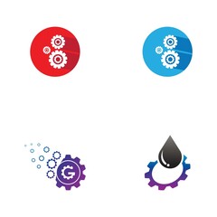 Gear Logo Template vector icon