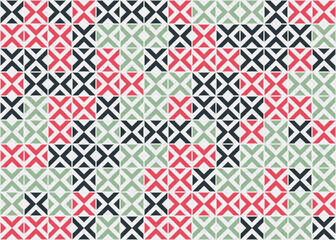 Abstract Geometric Pattern generative computational art illustration