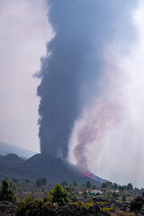 "La Palma" volcano eruption, in La Palma island (Canary Islands, Spain) - september 2021