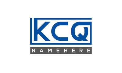 KCQ creative three letters logo