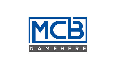 MCB creative three letters logo