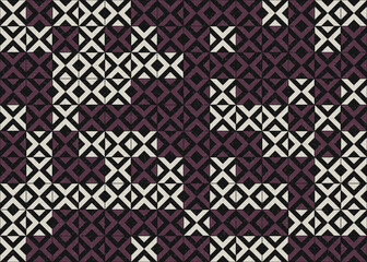 Abstract Geometric Pattern generative computational art illustration