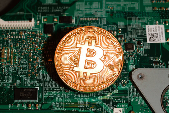 Bitcoin blockchain cryptocurrency digital encryption, Digital money exchange, Technology global network connections background concept.