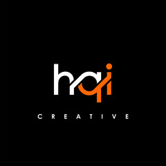 HQI Letter Initial Logo Design Template Vector Illustration