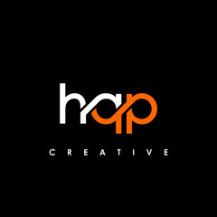 HQP Letter Initial Logo Design Template Vector Illustration