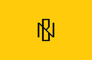 Professional Innovative Initial NB logo and BN logo. Letter BN NB Minimal elegant Monogram. Premium Business Artistic Alphabet symbol and sign
