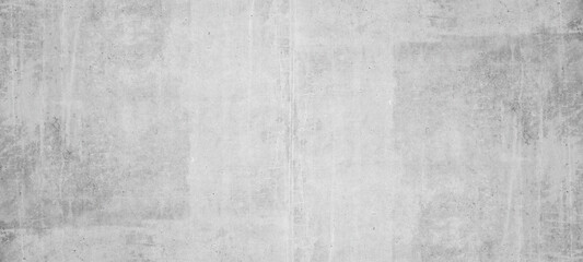 White gray grey grunge bright light stone concrete cement wall floor texture background banner panorama