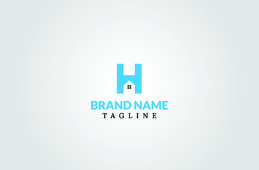 home logo design, the letter 