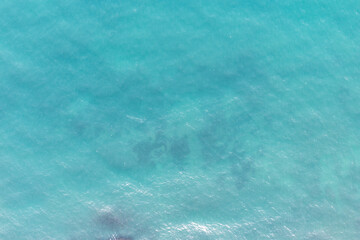 Aerial view of the ocean surface