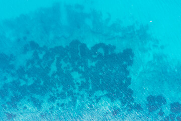 Aerial view of the ocean surface