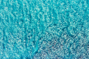 Aerial view of the ocean surface