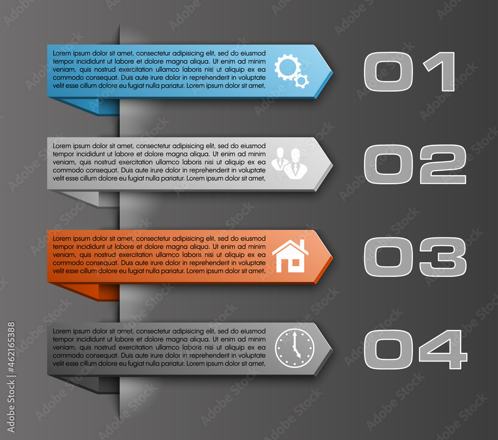 Poster information infographic statistic vector presentation. graphic composition for your business present