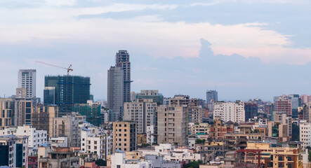 Dhaka CityScape from Top of 16th Floor at Banani