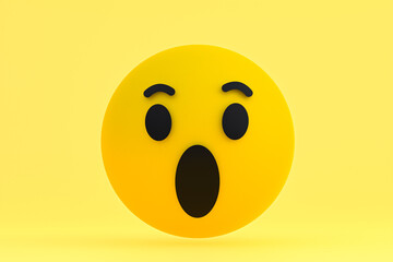 Facebook reactions emoji 3d render,social media balloon symbol with facebook icons pattern